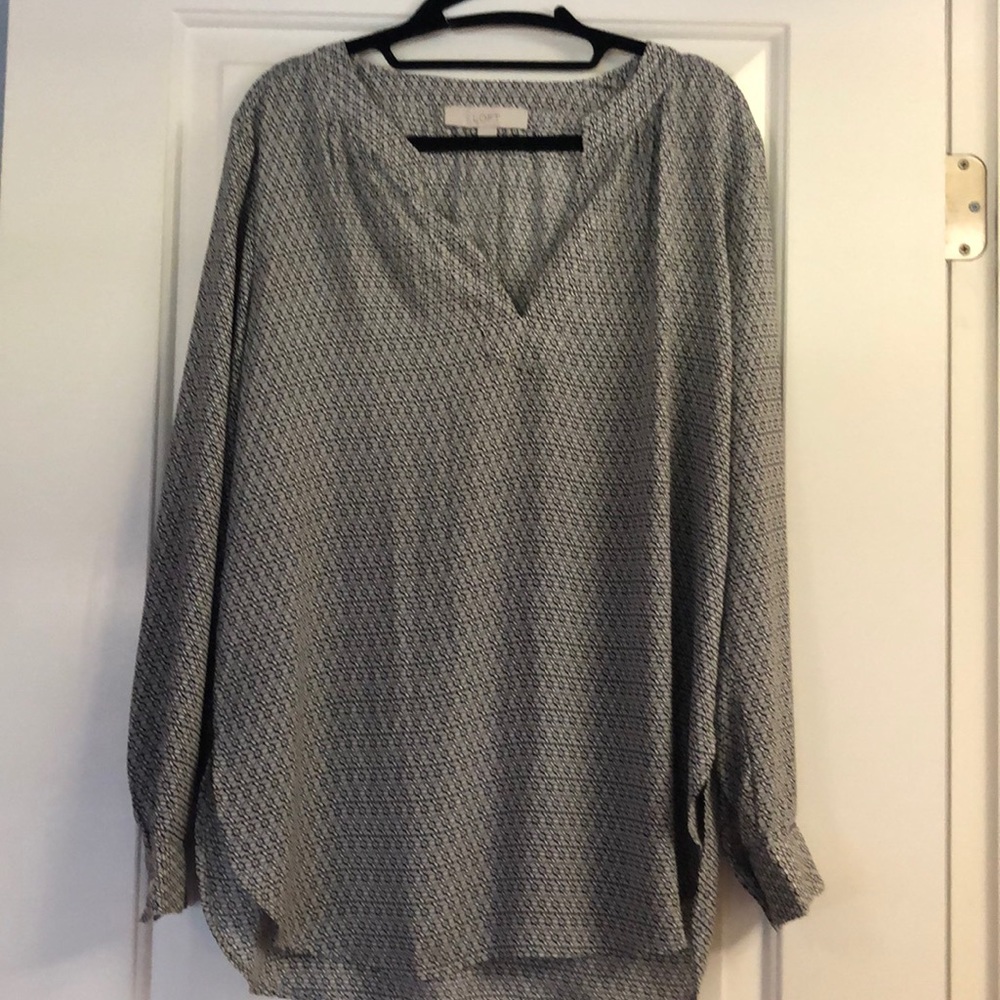 LOFT printed blouse-size small